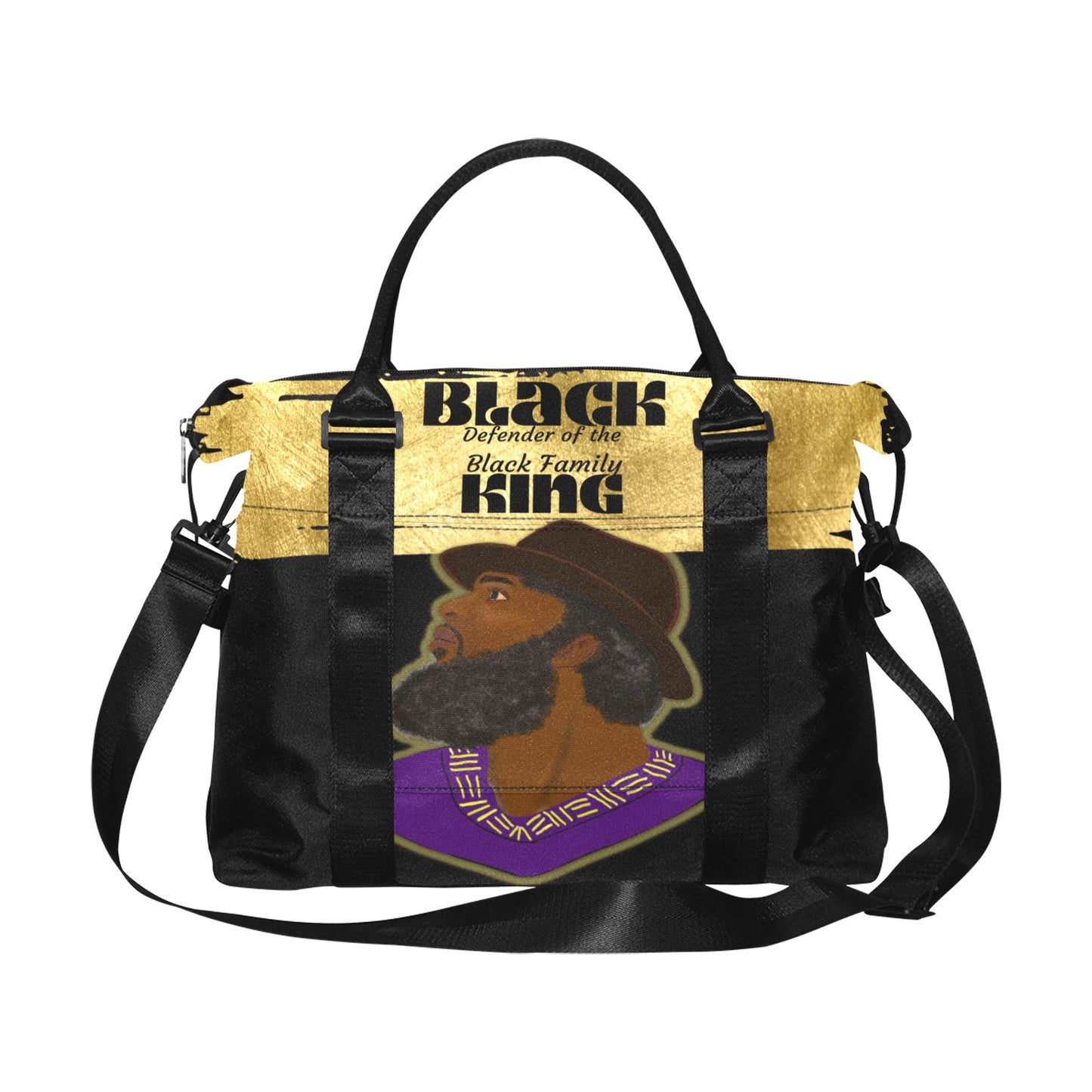 Black King 2 Large Carry On Duffle Bag